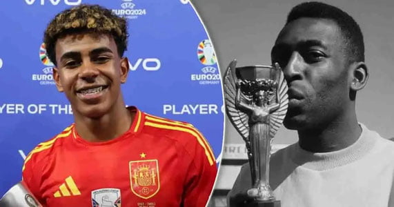 Yamal Pelening 66 yillik rekordini yangiladi