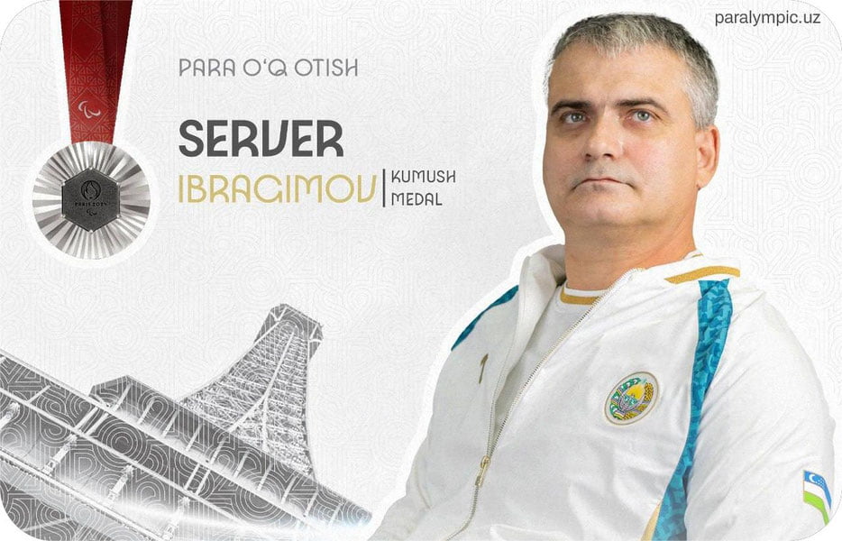 Сервер Ибрагимов кумуш медаль қўлга киритди
