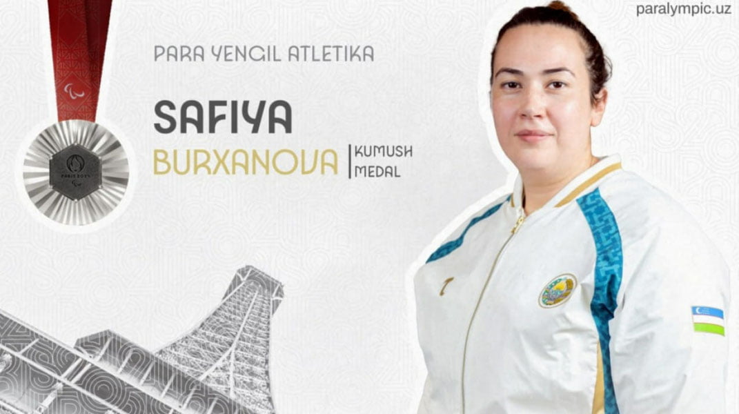Safiya Burxanova kumush medalni qo‘lga kiritdi