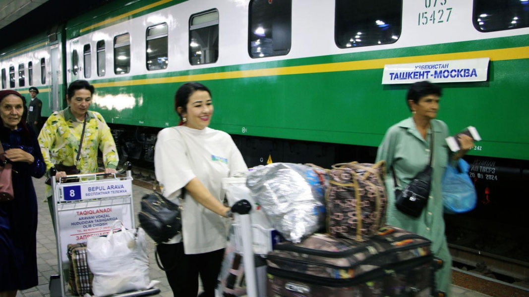 Toshkentdan Moskvaga yo‘lovchi poyezdlari qatnovi tiklandi