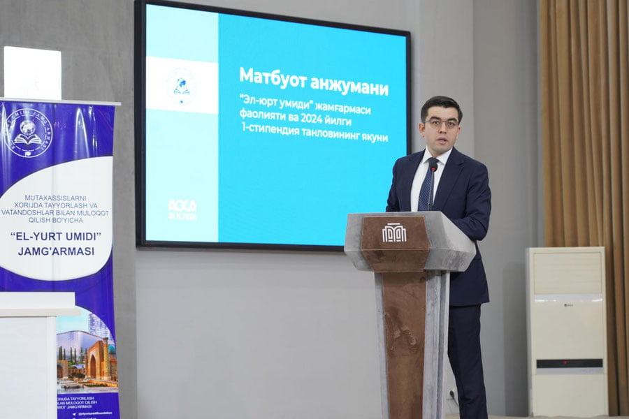 “Эл-юрт умиди” жамғармаси стипендиантлари сони очиқланди