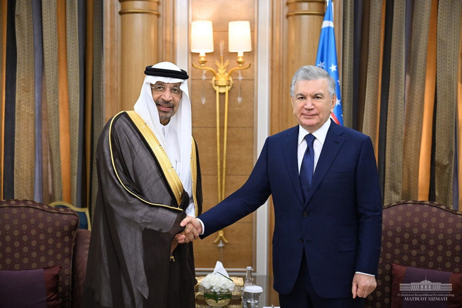 Shavkat Mirziyoyev Saudiyaning investitsiyalar vaziri bilan uchrashdi