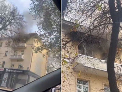 Тошкентда кўп қаватли уйдаги хонадонда ёнғин чиқди