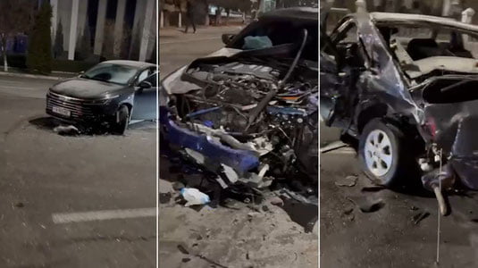 Тошкентда 3 та машина аварияга учради