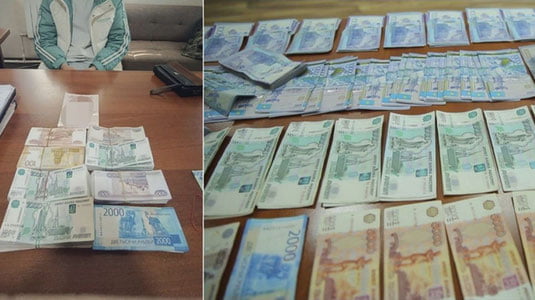 Bojxona postida yo‘lovchi 1 mln rubl bilan qo‘lga tushdi