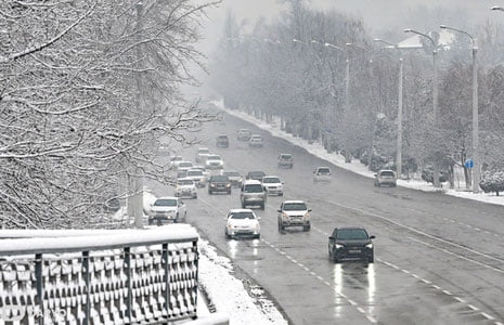 O‘zbekistonda 7-yanvar kuni qor yog‘ishi kutilmoqda