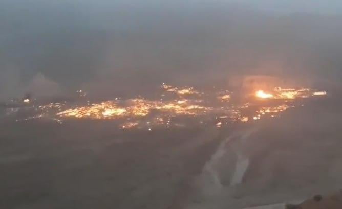 Boysundagi gaz konida olovli maydon yuzaga kelgani aytildi