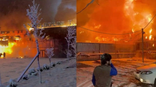 Toshkentda sotuv ofislaridan biri yonib ketdi