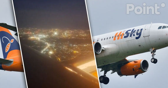 Руминия осмонида самолёт двигателида ёнғин чиқди