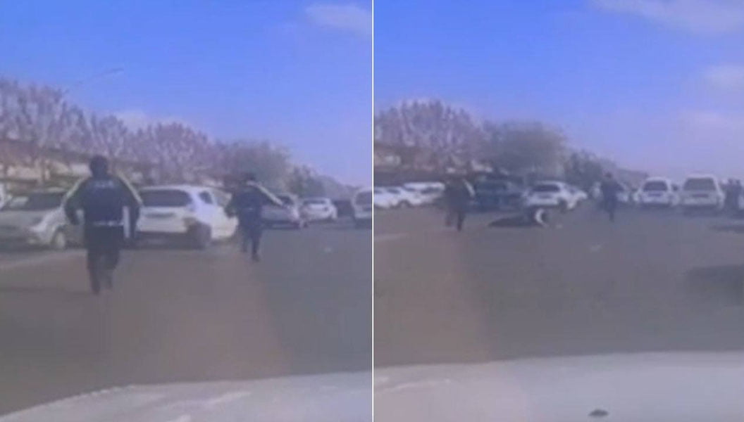 Andijonda haydovchi YPX inspektorini urib, qochib ketdi