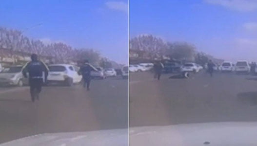 Andijonda haydovchi YPX inspektorini urib, qochib ketdi