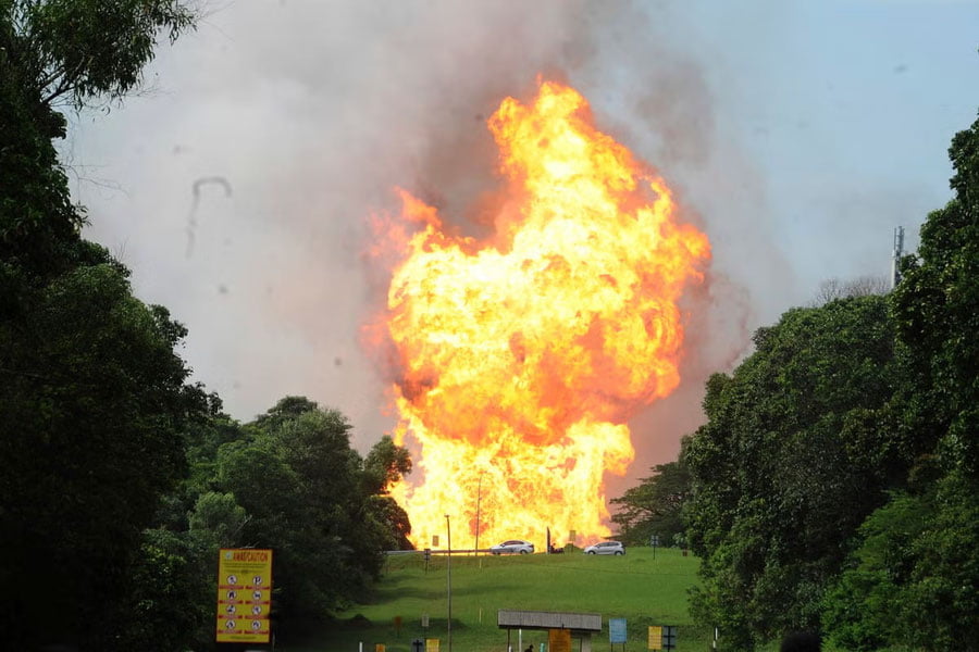 Malayziyadagi gaz quvurida portlash yuz berdi