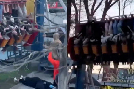 Қизғизистонда бола аттракциондан қулаб тушди