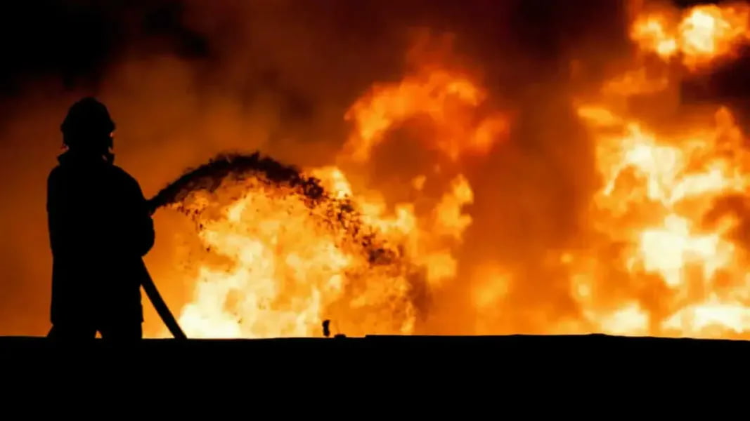 Toshkent viloyatida yong‘in yuzaga keldi