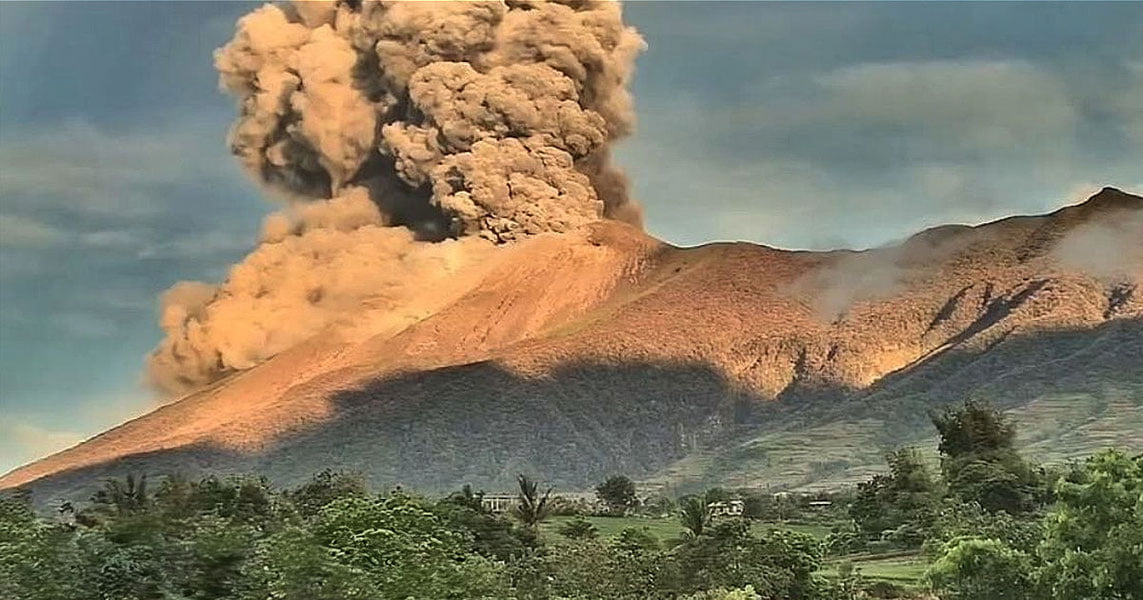 Filippinda Kanlaon vulqoni otildi