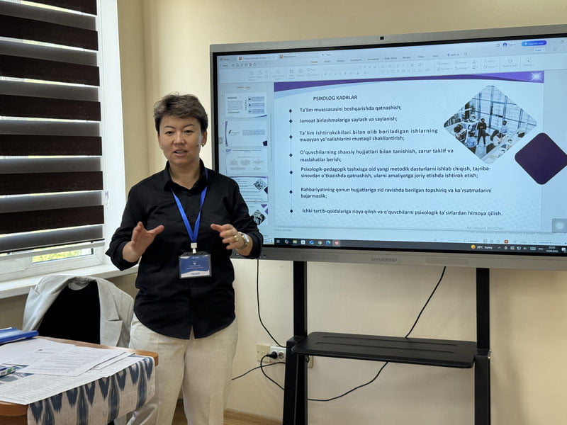 Toshkentda 220 nafar yetakchi trener-psixologlar bilan o'quv seminari o'tkazildi