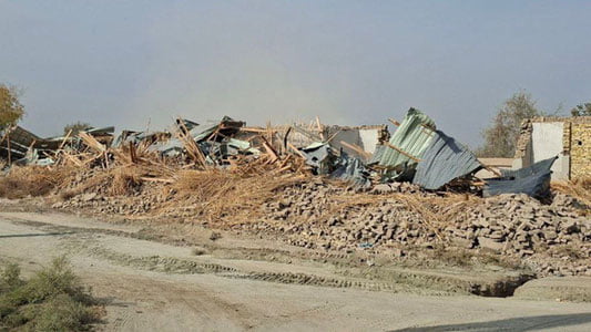 Хоразмда ўзбошимчалик билан қуриб олинган бино буздирилди