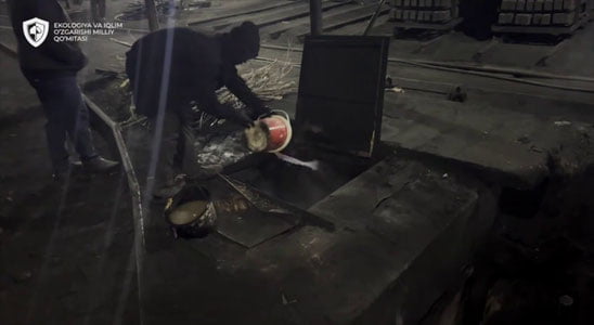 Янгийўлда шина ёққан ғишт заводи фаолияти тўлиқ тўхтатилди