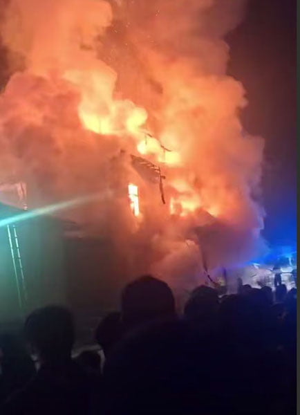 Андижонда уй бутунлай ёниб кетди