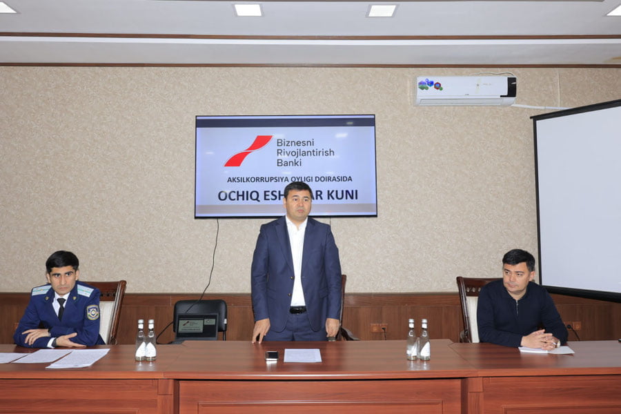 “Бизнесни ривожлантириш банки” ҳудудларда “Очиқ эшиклар куни” ўтказмоқда