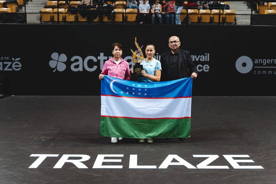 Ўзбекистонлик теннисчи Францияда ўтказилган WTA 125 турнирида ғолиб бўлди