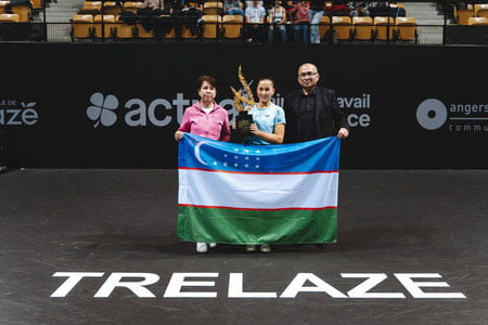 Ўзбекистонлик теннисчи Францияда ўтказилган WTA 125 турнирида ғолиб бўлди