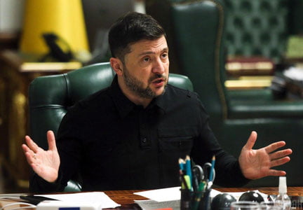 Ҳудудлар масаласини Украина халқи ҳал қилиши керак — Зеленский