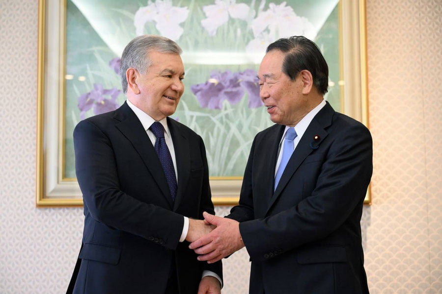 Президент Шавкат Мирзиёев Япония Вакиллар палатаси Спикери билан учрашди