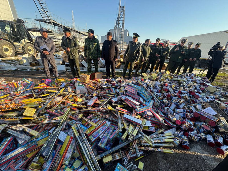 Toshkentda 500 mln so‘mlik qariyb 1 mln dona pirotexnika vositalari yo‘q qilindi