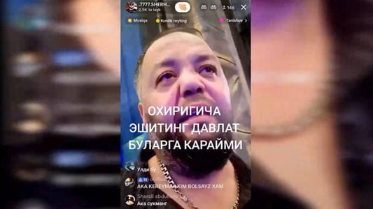 TikTok’da jonli efirda prezidentni haqorat qilgan fuqaroga 4 yil qamoq jazosi berildi