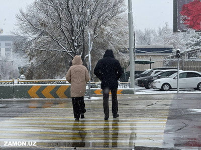 Bugun O‘zbekistonning ayrim hududlarida yomg‘ir yog'ishi kutilmoqda