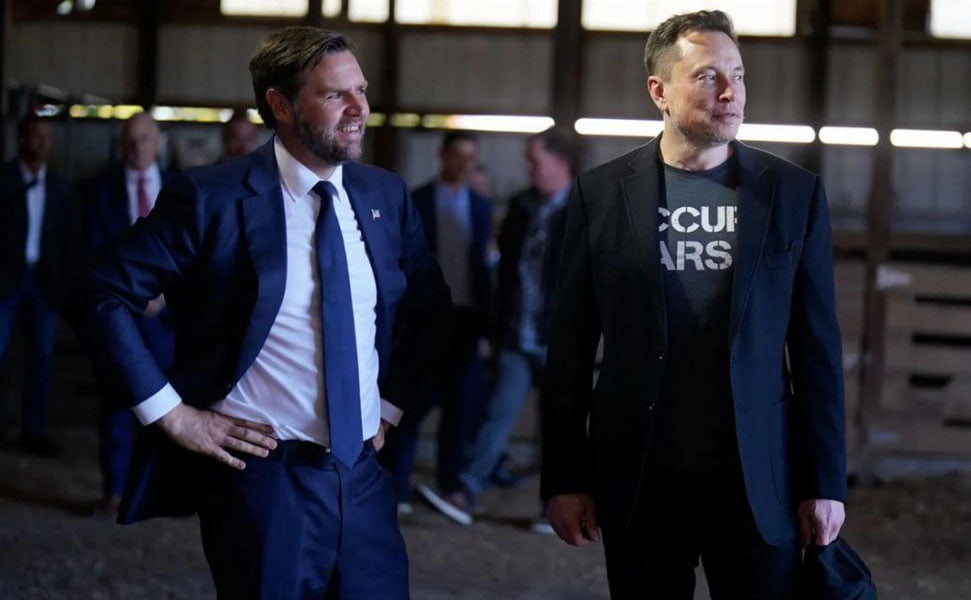 Венс Илон Маскни янги партия тузишдан қайтарди — The Washington Post