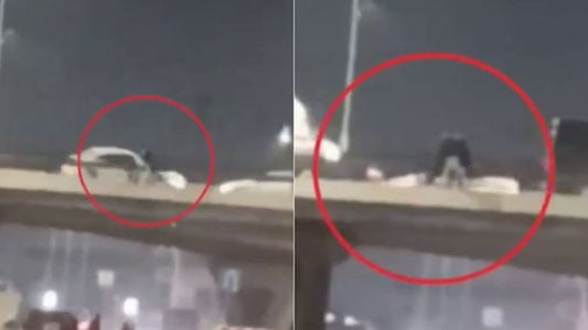 Тошкентда эркак кўприкдан ўзини ташламоқчи бўлди