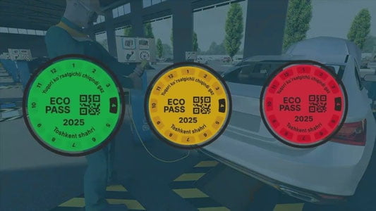 Автомобиллар учун экостикерларни онлайн олиш имконияти яратилди