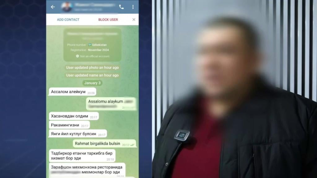 Бухорода сохта Telegram аккаунт яратиб фирибгарлик қилган шахс қўлга олинди
