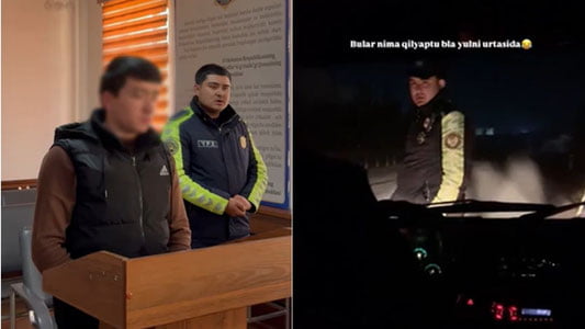 Сурхондарёда ЙПХ ходимларини обрўсизлантирган фуқаро 7 суткага қамалди