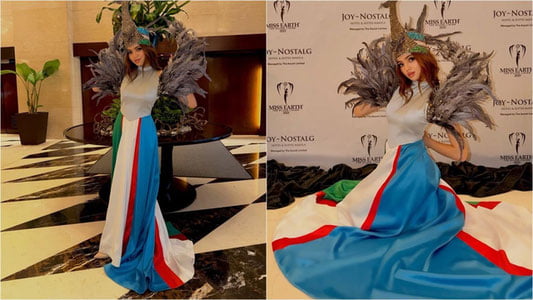 Toshkentda "Dunyo go‘zali 2025" tanlovi ishtirokchisi kiyimida davlat ramzlaridan foydalangani uchun jarimaga tortildi