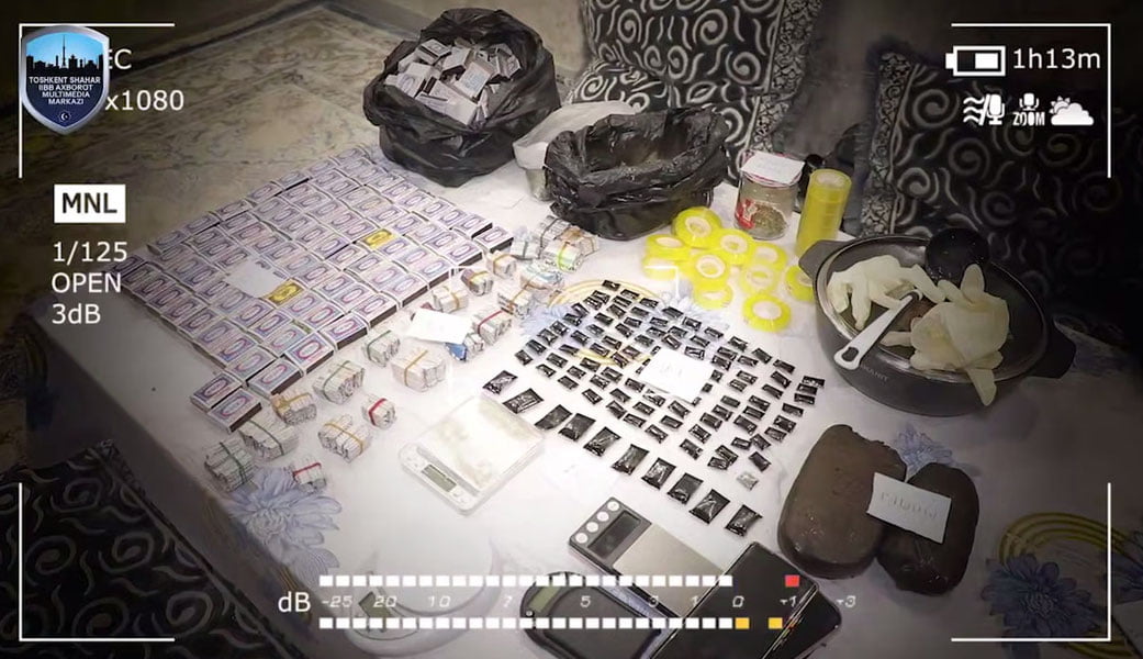 Тошкентда 2 млрд сўмлик гиёҳванд модда мусодара қилинди