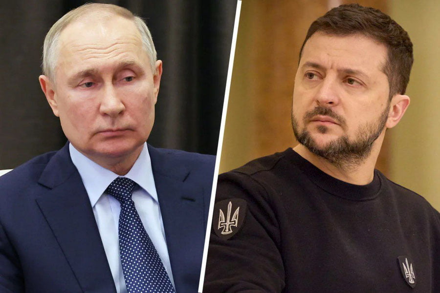 Зеленский Путин билан бевосита учрашишга тайёрлигини билдирди