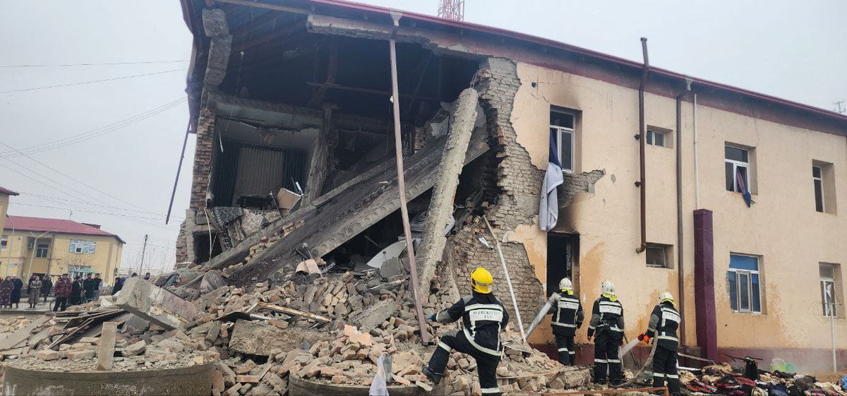 Бухорода 2 қаватли уйда газ портлади