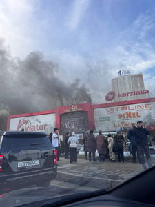 Тошкентдаги савдо марказида катта ёнғин содир бўлди