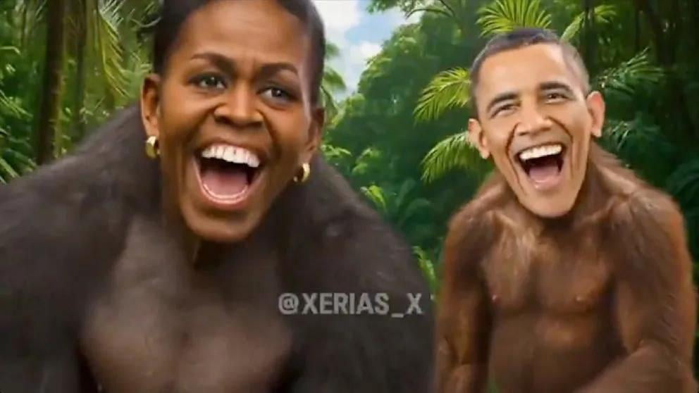 Трамп ўз саҳифасида Барак Обаманинг маймун қиёфасидаги видеосини жойлаштириб, кейин ўчириб ташлади