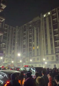 Андижонда портлаш содир бўлган "дом" аҳолиси вақтинча меҳмонхонага жойлаштирилди