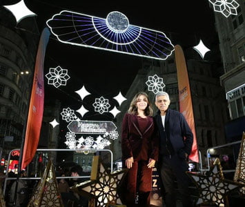 Лондондаги марказий кўча Рамазон муносабати билан безатилди