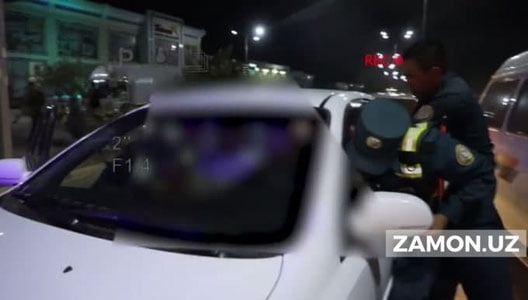 Сурхондарёда маст ҳайдовчи икки нафар ЙПХ инспекторини судраб кетди