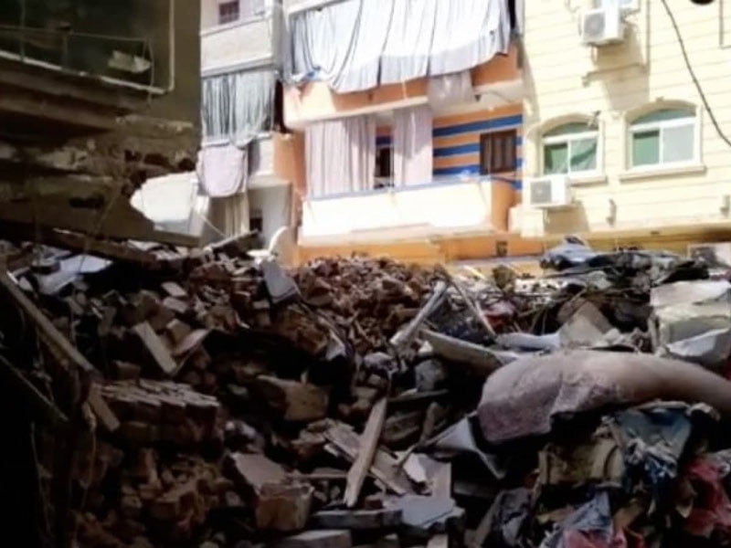 Мисрда турар-жой биноси қулаши оқибатида 4 киши ҳалок бўлди