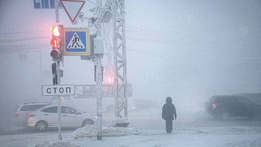 Ёқутистонда аномал совуқ сабаб мактаблар ёпилди
