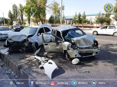 Тошкентда ЙТҲ содир бўлди, 3 киши касалхонага ётқизилди