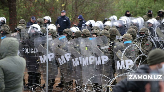 Беларусь-Польша чегарасида вазият кескинлашмоқда