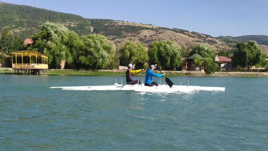 Para kanoechilarimiz Hojikentda shug‘ullanishmoqda